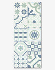 Piastrella decorata in bicottura "Decoro cementina" della MGM, da 25x60cm della serie Calipso, stile cementina 2