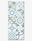 Piastrella decorata in bicottura "Decoro cementina" della MGM, da 25x60cm della serie Calipso, stile cementina 4