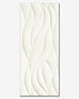 Piastrella decorata in bicottura "Decoro Wave" della MGM, da 25x60cm della serie Calipso colore Ice