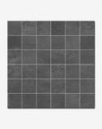 Mosaico in gres porcellanato da 30x30cm, della MGM, colore Black