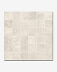 Mosaico in gres porcellanato da 30x30cm, della MGM, colore White