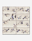 Piastrella per pavimento e rivestimenti in Ceramica della Mainzu, della serie Esenzia, stile Fabola Blu