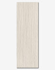 Piastrella decorato in pasta bianca della Cotto Petrus, da 25x75cm della serie Village Color, colore crema