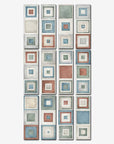 Piastrella in pasta bianca della Cotto Petrus, da 25x75cm della serie Village Color Riquadri