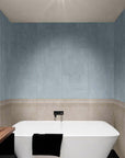 Bagno con rivestimenti in gres porcellanato effetto cemento della Cotto Petrus