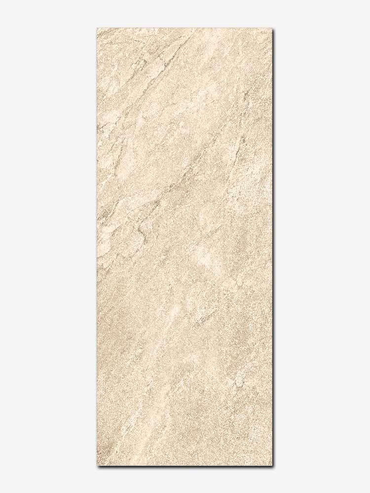 Piastrella da bagno in bicottura, della marca MGM di colore almond, spessa 8,5mm.