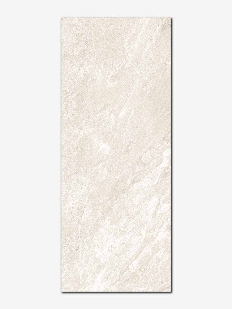 Piastrella da bagno in bicottura, della marca MGM di colore beige chiaro, spessa 8,5mm.