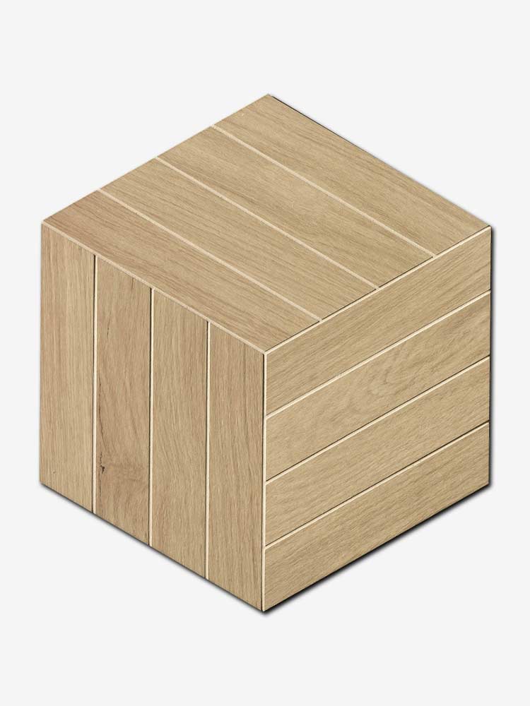 Fapnest Cube Mosaico in gres porcellanato della FAP, da 37,5x43cm, colore Maple