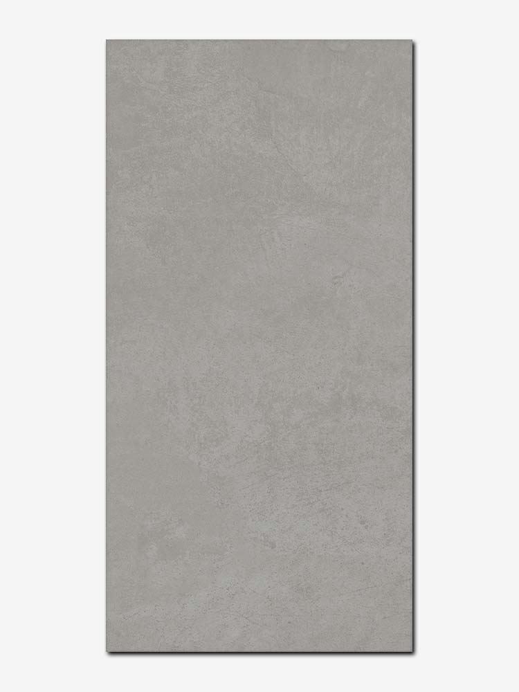 Piastrella in gres porcellanato effetto cemento da 60x120cm, della Cotto Petrus, colore Grigio