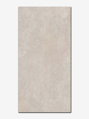 Piastrella in gres porcellanato effetto cemento da 60x120cm, della Cotto Petrus, colore Bianco