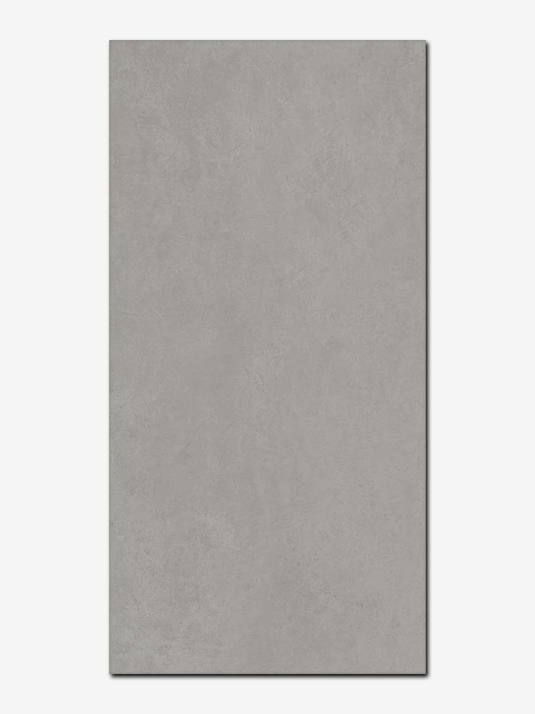 Piastrella in gres porcellanato effetto cemento da 60x120cm, della Cotto Petrus, colore Grigio