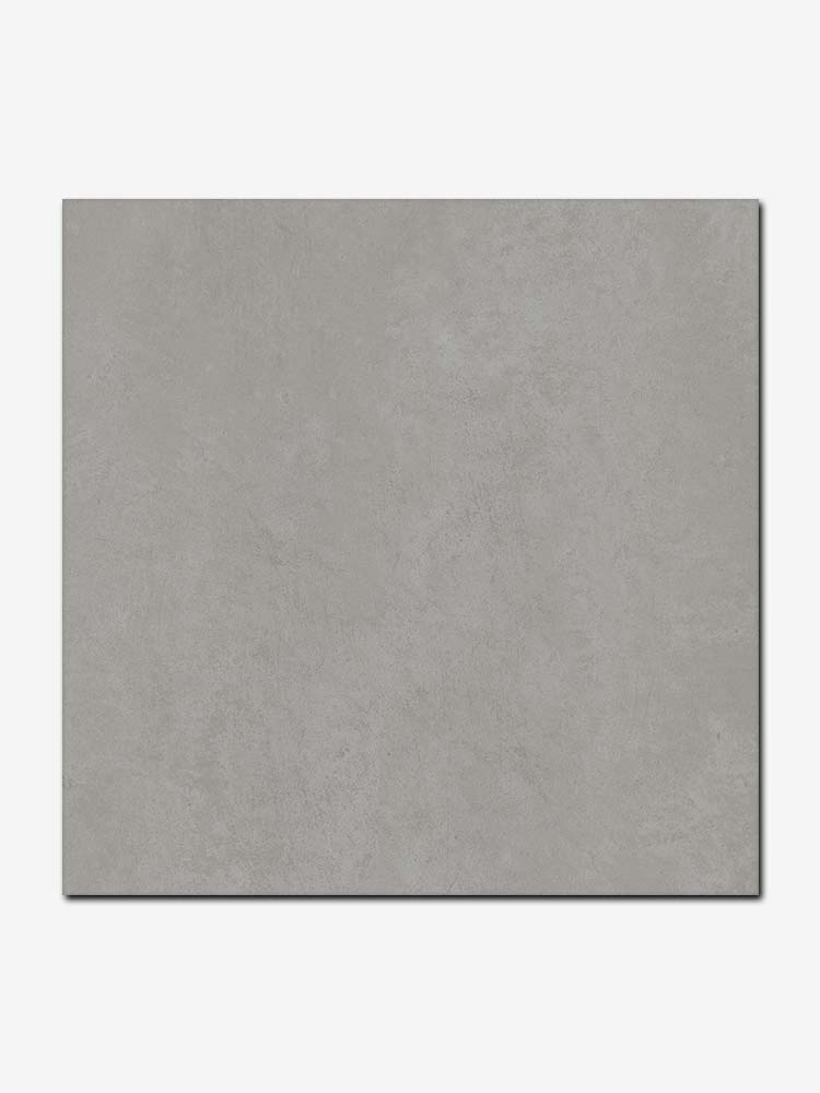 Piastrella in gres porcellanato effetto cemento da 81x81cm, della Cotto Petrus, colore Grigio