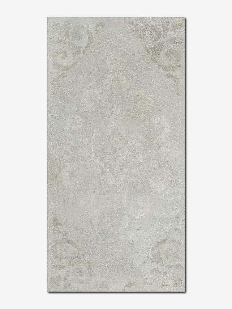 Piastrella in gres porcellanato della Cotto Petrus, da 60x120cm della serie Prestige, stile trama colore Blanc